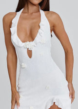 Outcast Belen Mini Dress | Ivory (4 Day Hire)