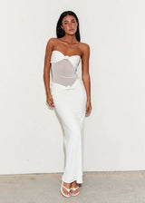 Sasha Therese Amara Maxi Dress | White (4 Day Hire)