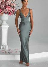 Babyboo Shae Maxi Dress | Sage (4 Day Hire)