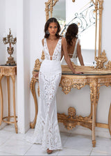 Alamour The Label Elyse Gown | White (4 Day Hire)