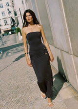 Kookai Tori Trim Maxi Dress | Black (4 Day Hire)