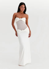 Sasha Therese Amara Maxi Dress | White (4 Day Hire)