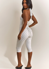 COMING SOON - Mars The Label Sandra Capri Jumpsuit | Polka Dot